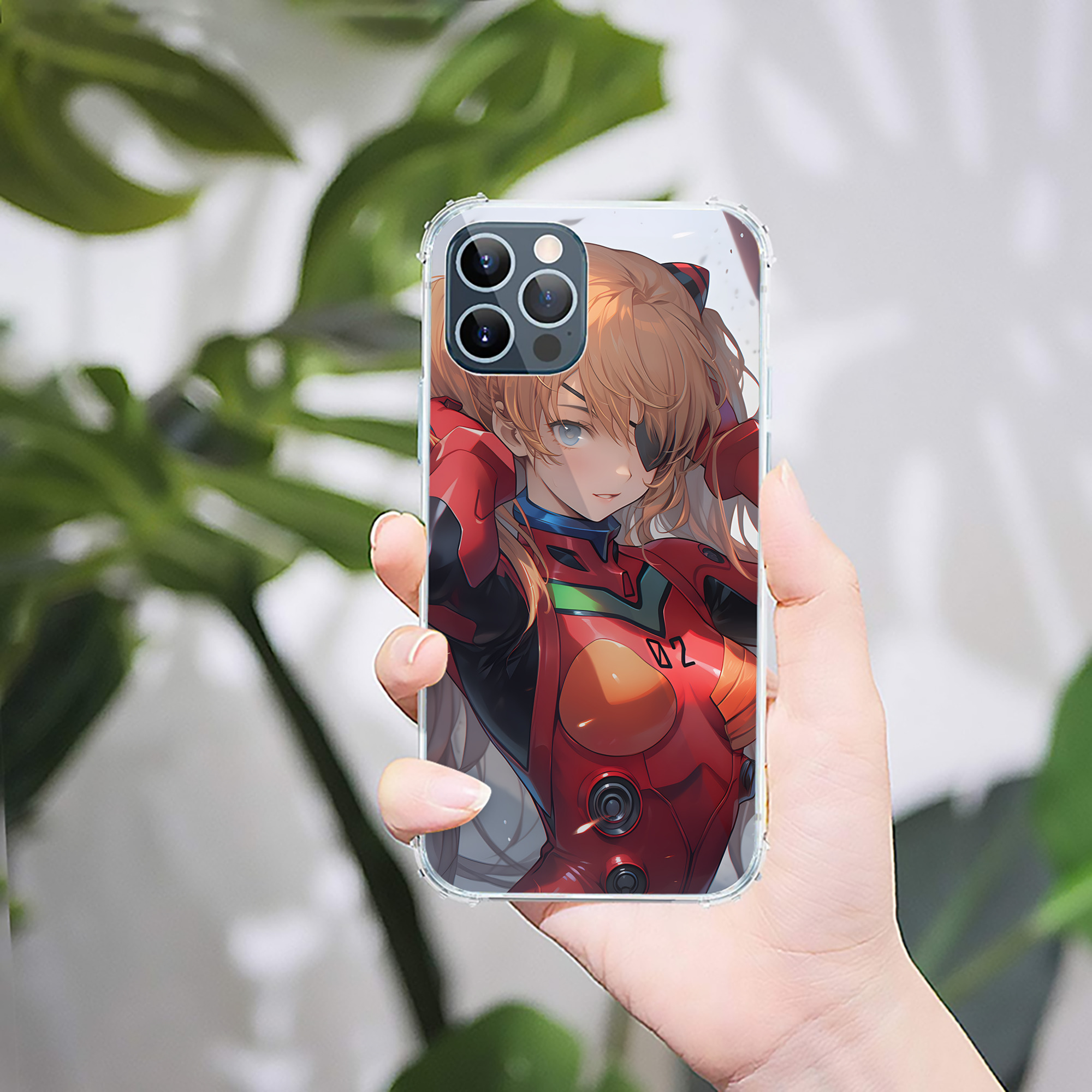 （画像用） EVA 新世紀エヴァンゲリオン 【iPhone 12シリーズ対応】透明スマホケース（クリアソフトケース）